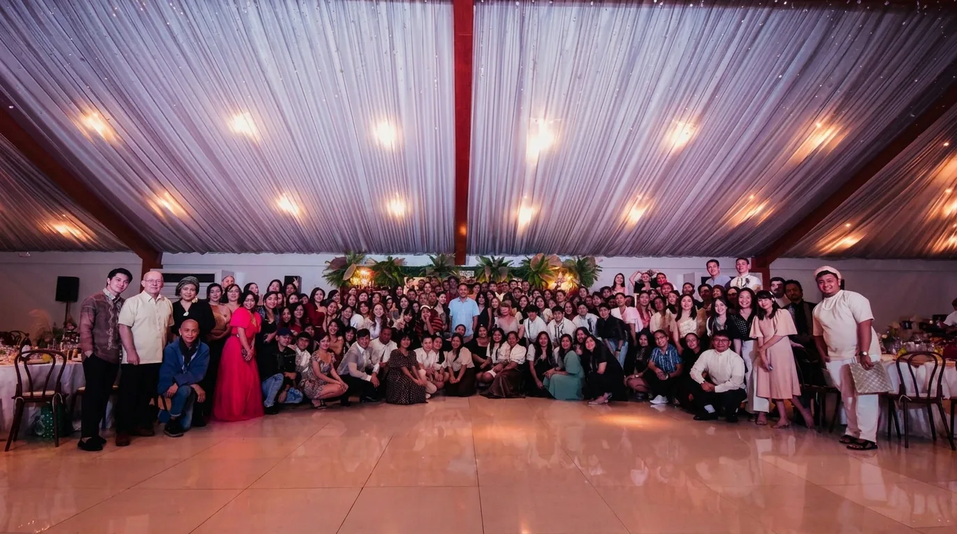 KDCI team gathered together at a company event