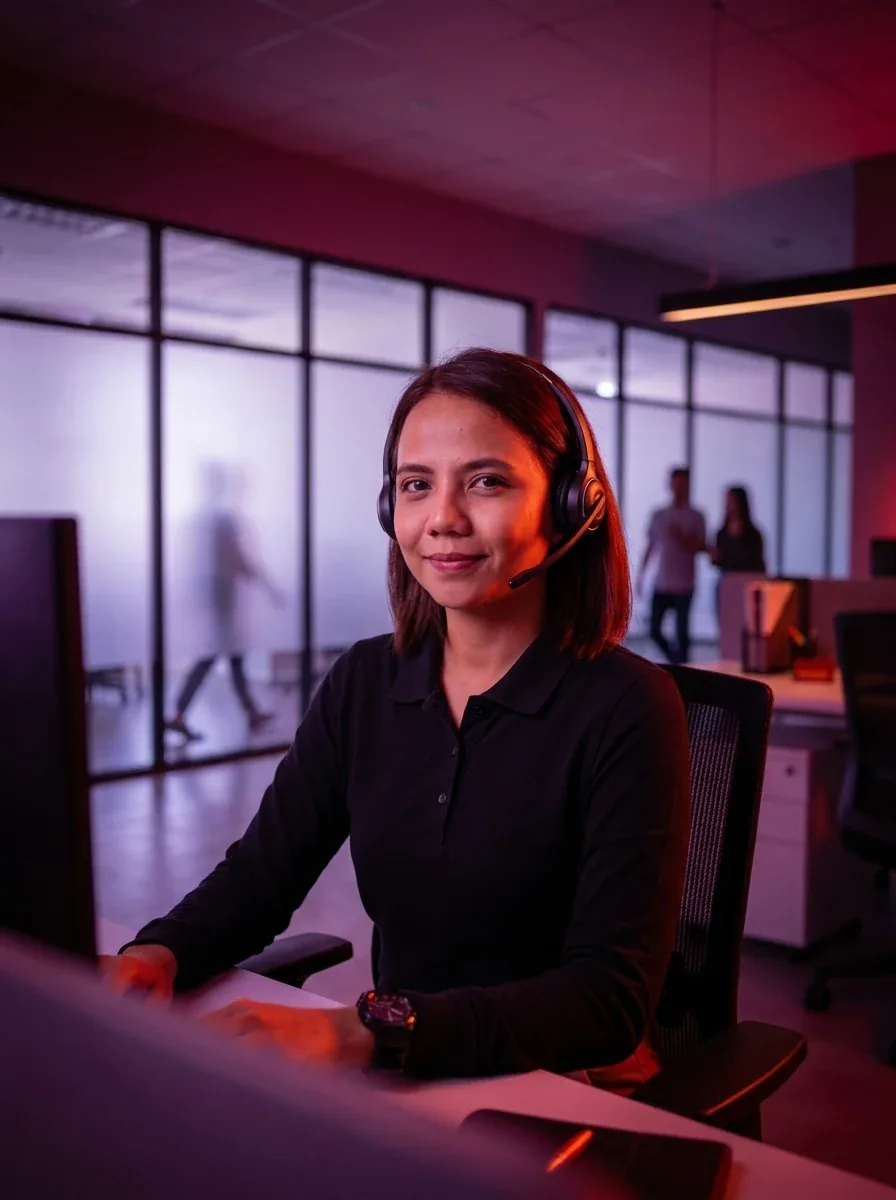 Support team collaborating on customer experience operations